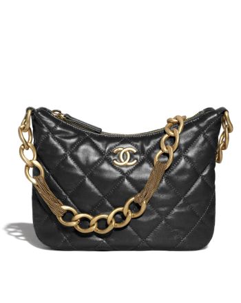 Chanel Hobo Handbag AS4220 Black