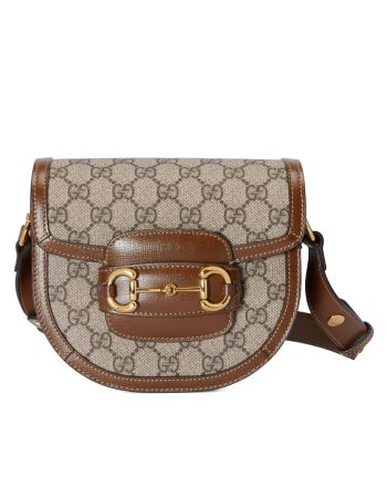 Gucci Horsebit 1955 Mini Rounded Bag 760191 Coffee