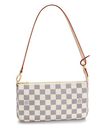 Louis Vuitton Damier Pochette Accessories N41207 White